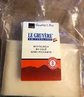 Mängden socker i Gruyère