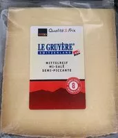 Mängden socker i Le gruyère