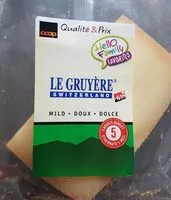 Mängden socker i Le Gruyère switzerland AOP - Doux