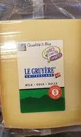 Mängden socker i Gruyère