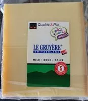 Mängden socker i Gruyère doux