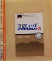 Mängden socker i Le Gruyère Switzerland AOP