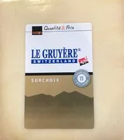 Mängden socker i Gruyère AOP