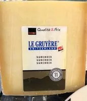 Mängden socker i Gruyere surchoix