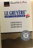 Mängden socker i Gruyere