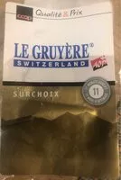 Mängden socker i Gruyère Surchoix