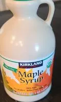 Mängden socker i Maple syrup