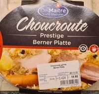 Mängden socker i Choucroute garnie