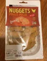 Mängden socker i Nuggets poulet crunchy
