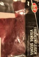 Mängden socker i Viande séchée