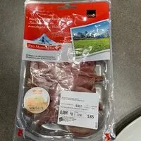 Mängden socker i Jambon cru