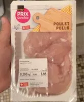 Mängden socker i Anguillette de poulet