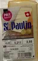 Mängden socker i St Paulin