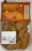 Mängden socker i Nuggets poulet