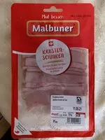 Mängden socker i Prosciutto cotto in crosta