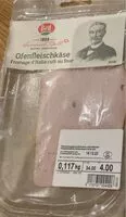 Mängden socker i Ofenfleischkäse