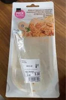 Mängden socker i Aiguillettes de poulet