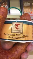 Mängden socker i Saucisse aux choux