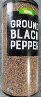 Mängden socker i Ground Black Pepper
