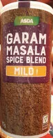 Mängden socker i ASDA Garam Masala Spice Blend