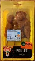 Mängden socker i 4 Pouletbrust - Spiess gewürzt