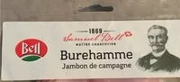 Mängden socker i Jambon de campagne Burehamme