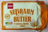 Mängden socker i Sübrahm butter sahnig-frisch 250g
