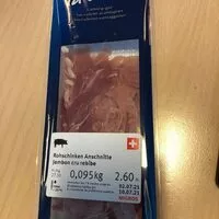 Mängden socker i Jambon cru rebibe