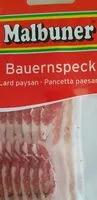 Mängden socker i Bauernspeck