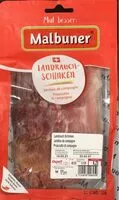 Mängden socker i Landrauchschinken