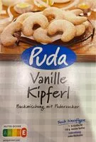 Mängden socker i Vanille-Kipferl Backmischung