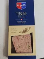 Mängden socker i Terrine au poivre Rapelli
