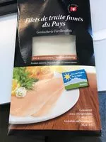 Mängden socker i Filets de truite fumés du pays