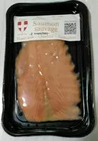 Mängden socker i Saumon sauvage 2 tranches
