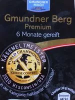 Mängden socker i Gmundner Berg Käse