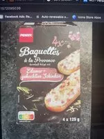 Mängden socker i Baguette a la Provence Edamer + gekochter Schinken