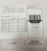 Mängden socker i Pollo chipotle