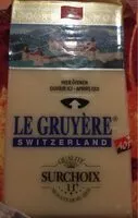 Mängden socker i Gruyère AOP surchoix
