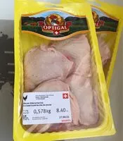 Mängden socker i cuisses supérieures de poulet