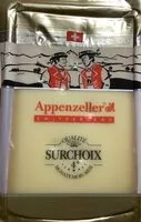 Mängden socker i Appenzeller, surchoix