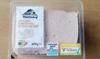 Mängden socker i Delikatesse Geflügel Fleischkäse
