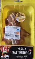 Mängden socker i Pouletoberschenkel Saltimbocca