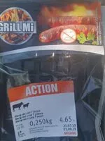 Mängden socker i Merguez crue 7 pièces