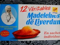 Mängden socker i madeleine de liverdun