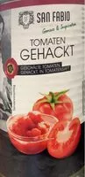 Mängden socker i gehackte Tomaten