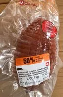 Mängden socker i Rollschinkli Schulter ohne Schwarte