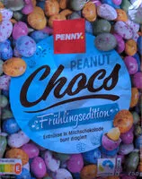 Mängden socker i Peanut Chocs Frühlingsedition