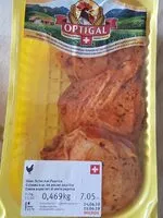 Mängden socker i Cuisses sup. de poulet paprika