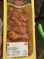 Mängden socker i Ailerons de poulet paprika