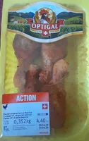 Mängden socker i Cuisses inf. de poulet paprika